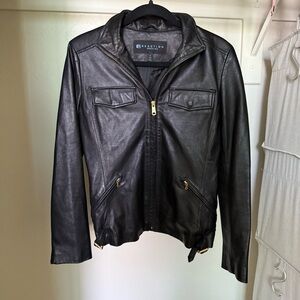 Black Leather Jacket by